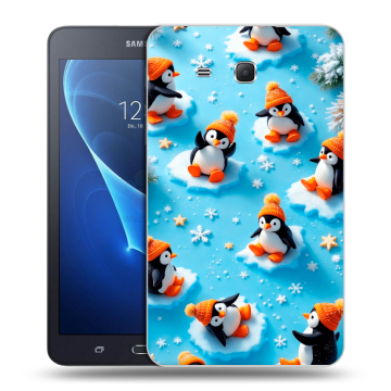 Силиконовый чехол на Samsung Galaxy Tab A 7 (2016) с принтом Новый год