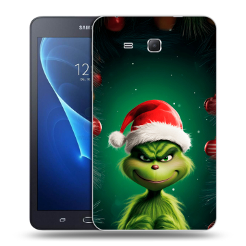 Силиконовый чехол на Samsung Galaxy Tab A 7 (2016) с принтом Гринч Новый год Рождество