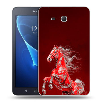 Силиконовый чехол на Samsung Galaxy Tab A 7 (2016) с принтом Новый год