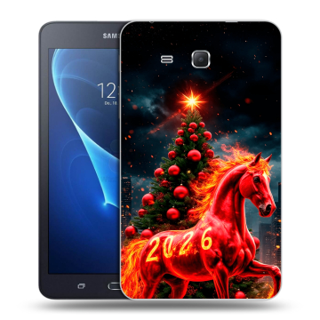 Силиконовый чехол на Samsung Galaxy Tab A 7 (2016) с принтом Новый год