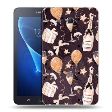 Силиконовый чехол на Samsung Galaxy Tab A 7 (2016) с принтом Новый год
