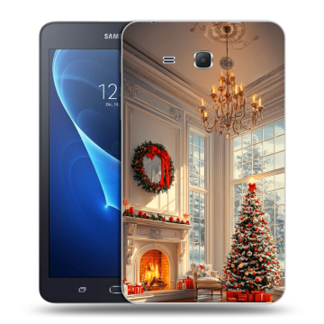 Силиконовый чехол на Samsung Galaxy Tab A 7 (2016) с принтом Новый год