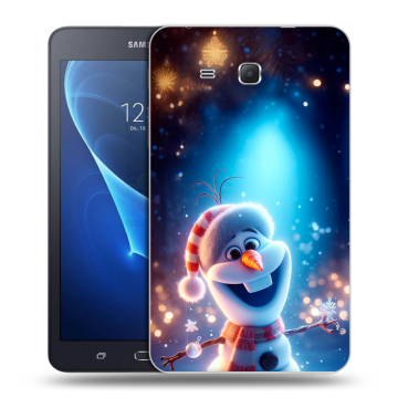 Силиконовый чехол на Samsung Galaxy Tab A 7 (2016) с принтом Новый год