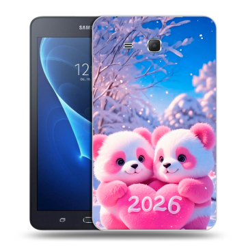Силиконовый чехол на Samsung Galaxy Tab A 7 (2016) с принтом Новый год