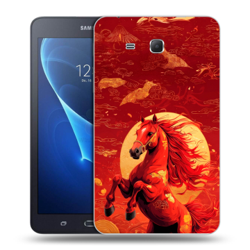 Силиконовый чехол на Samsung Galaxy Tab A 7 (2016) с принтом Новый год