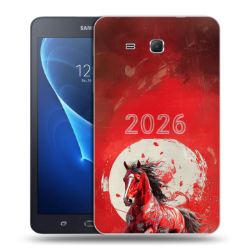 Силиконовый чехол на Samsung Galaxy Tab A 7 (2016) с принтом Новый год