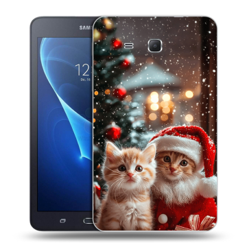 Силиконовый чехол на Samsung Galaxy Tab A 7 (2016) с принтом Новый год