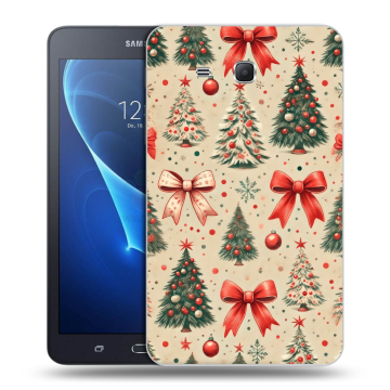 Силиконовый чехол на Samsung Galaxy Tab A 7 (2016) с принтом Новый год