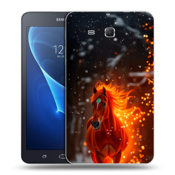 Силиконовый чехол на Samsung Galaxy Tab A 7 (2016) с принтом Новый год Силиконовый чехол на Samsung Galaxy Tab A 7 (2016) с принтом Новый год