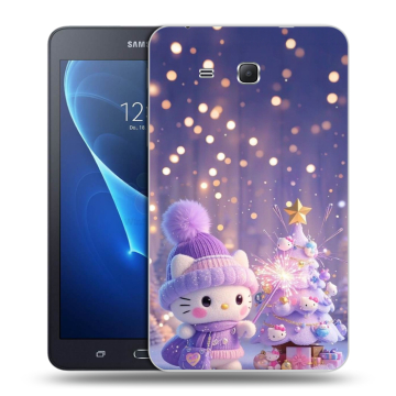 Силиконовый чехол на Samsung Galaxy Tab A 7 (2016) с принтом Новый год Силиконовый чехол на Samsung Galaxy Tab A 7 (2016) с принтом Новый год