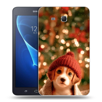Силиконовый чехол на Samsung Galaxy Tab A 7 (2016) с принтом Новый год Силиконовый чехол на Samsung Galaxy Tab A 7 (2016) с принтом Новый год