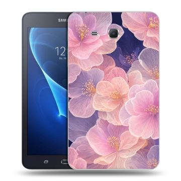 Силиконовый чехол на Samsung Galaxy Tab A 7 (2016) с принтом женский