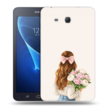 Силиконовый чехол на Samsung Galaxy Tab A 7 (2016) с принтом женский Силиконовый чехол на Samsung Galaxy Tab A 7 (2016) с принтом женский