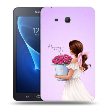 Силиконовый чехол на Samsung Galaxy Tab A 7 (2016) с принтом женский Силиконовый чехол на Samsung Galaxy Tab A 7 (2016) с принтом женский