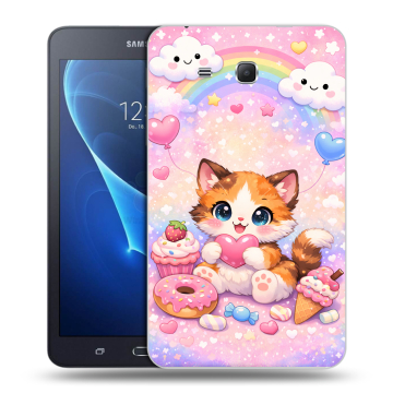 Силиконовый чехол на Samsung Galaxy Tab A 7 (2016) с принтом для девочек Силиконовый чехол на Samsung Galaxy Tab A 7 (2016) с принтом для девочек