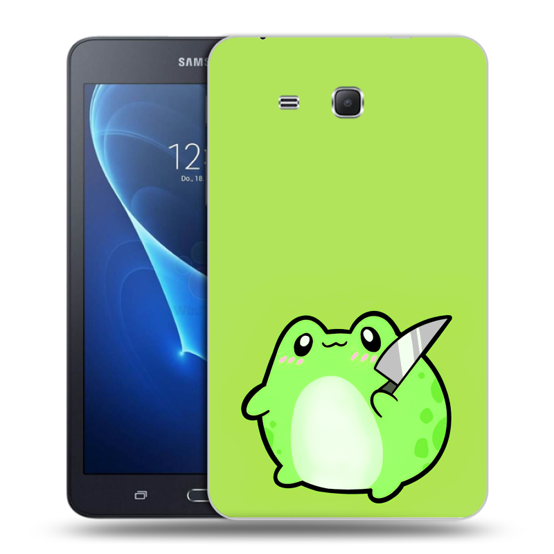 Силиконовый чехол на Samsung Galaxy Tab A 7 (2016) с принтом Лягушенок Силиконовый чехол на Samsung Galaxy Tab A 7 (2016) с принтом Лягушенок
