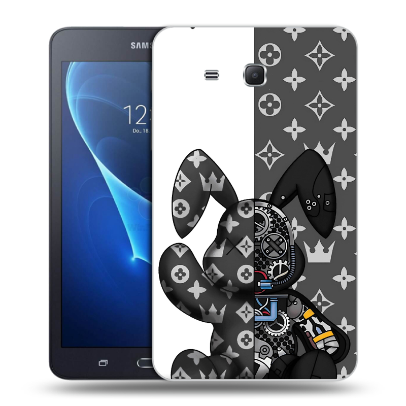 Силиконовый чехол на Samsung Galaxy Tab A 7 (2016) с принтом Луи робот Силиконовый чехол на Samsung Galaxy Tab A 7 (2016) с принтом Луи робот