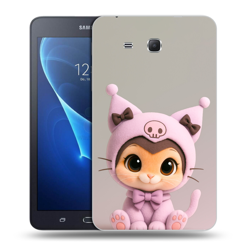 Силиконовый чехол на Samsung Galaxy Tab A 7 (2016) с принтом Куроми Kuromi Силиконовый чехол на Samsung Galaxy Tab A 7 (2016) с принтом Куроми Kuromi