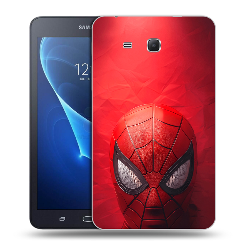 Силиконовый чехол на Samsung Galaxy Tab A 7 (2016) с принтом Spiderman Человек паук Силиконовый чехол на Samsung Galaxy Tab A 7 (2016) с принтом Spiderman Человек паук