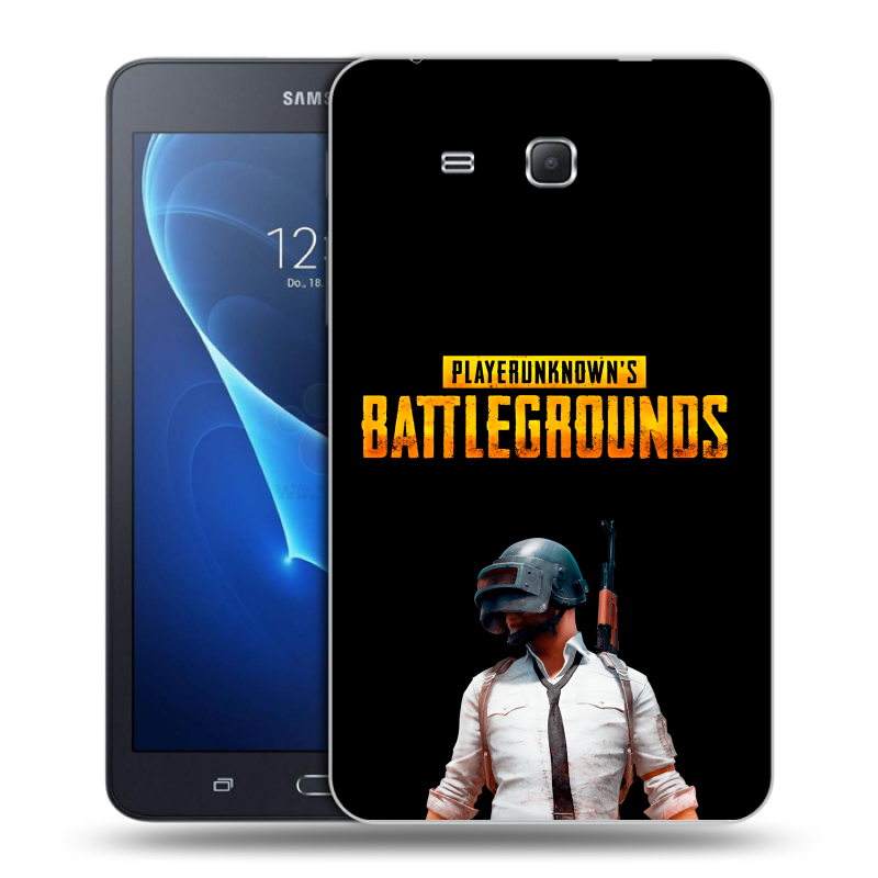 Силиконовый чехол на Samsung Galaxy Tab A 7 (2016) с принтом PUGB ПАГБ Силиконовый чехол на Samsung Galaxy Tab A 7 (2016) с принтом PUGB ПАГБ