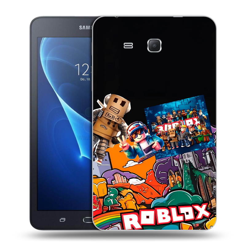 Силиконовый чехол на Samsung Galaxy Tab A 7 (2016) с принтом Roblox Роблокс Силиконовый чехол на Samsung Galaxy Tab A 7 (2016) с принтом Roblox Роблокс