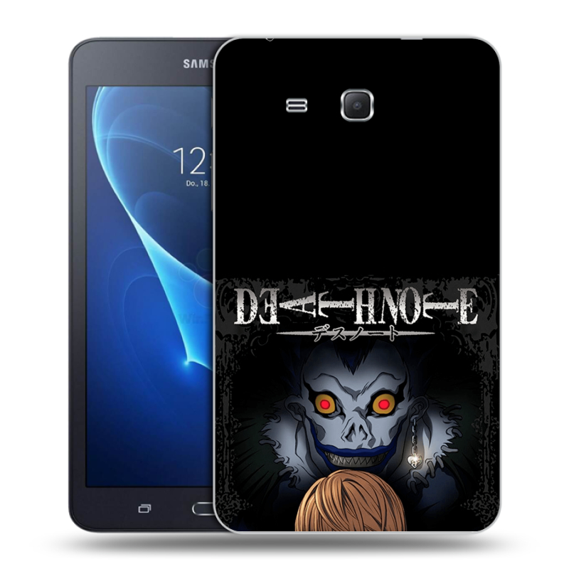 Силиконовый чехол на Samsung Galaxy Tab A 7 (2016) с принтом Death note Тетрадь смерти Силиконовый чехол на Samsung Galaxy Tab A 7 (2016) с принтом Death note Тетрадь смерти