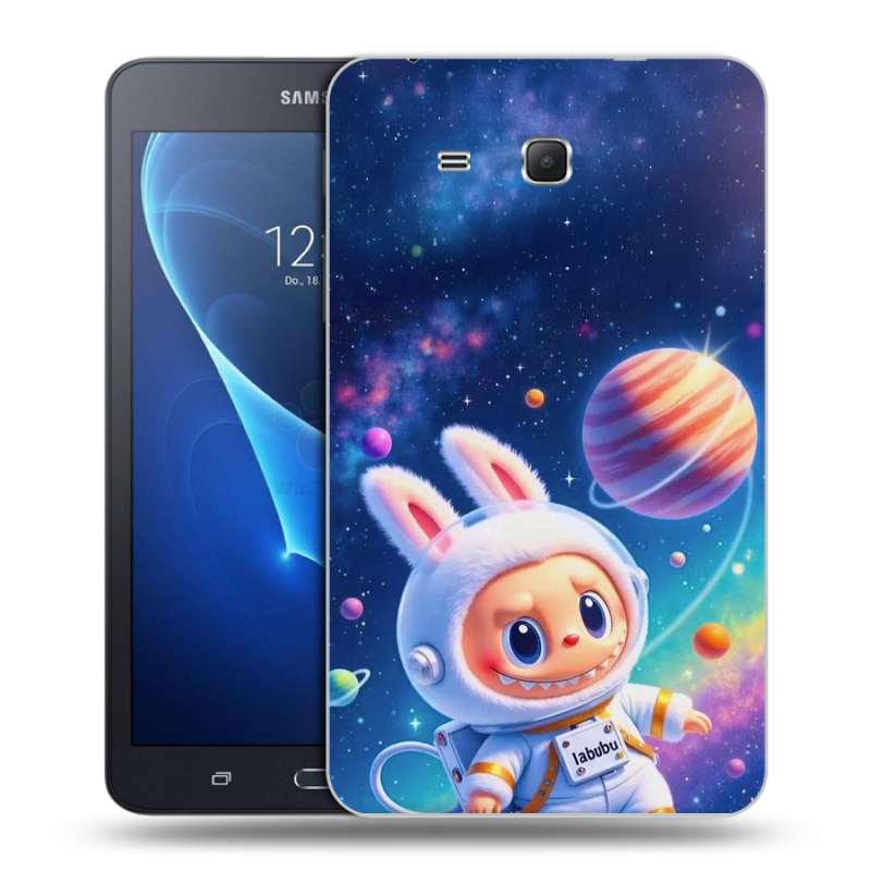 Силиконовый чехол на Samsung Galaxy Tab A 7 (2016) с принтом Labubu Лабубу Силиконовый чехол на Samsung Galaxy Tab A 7 (2016) с принтом Labubu Лабубу