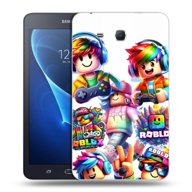 Силиконовый чехол на Samsung Galaxy Tab A 7 (2016) с принтом Roblox Роблокс Силиконовый чехол на Samsung Galaxy Tab A 7 (2016) с принтом Roblox Роблокс