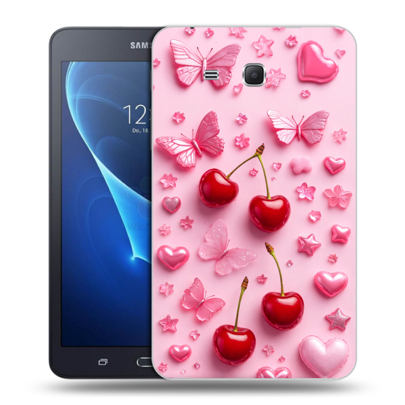 Силиконовый чехол на Samsung Galaxy Tab A 7 (2016) с принтом для девочек Силиконовый чехол на Samsung Galaxy Tab A 7 (2016) с принтом для девочек