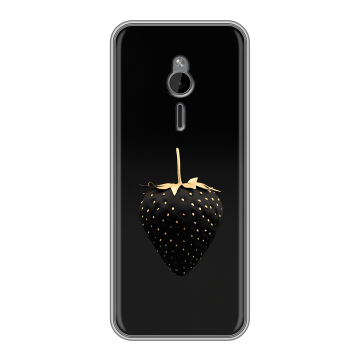 Силиконовый чехол на Nokia 230 с принтом Черная клубника Силиконовый чехол на Nokia 230 с принтом Черная клубника