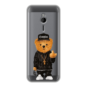 Силиконовый чехол на Nokia 230 с принтом Мишка