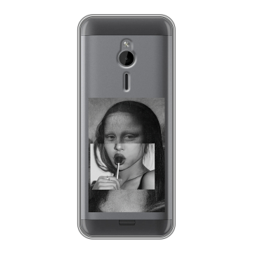 Силиконовый чехол на Nokia 230 с принтом Мона Лиза