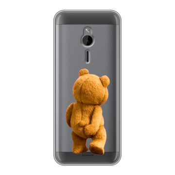 Силиконовый чехол на Nokia 230 с принтом Медведь