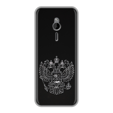 Силиконовый чехол на Nokia 230 с принтом Герб России Силиконовый чехол на Nokia 230 с принтом Герб России