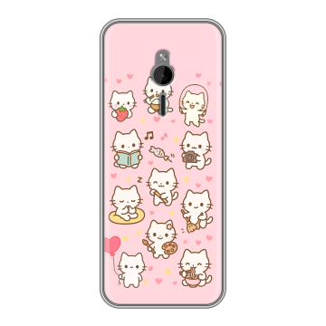 Силиконовый чехол на Nokia 230 с принтом Hello Kitty Хелоу Кити