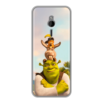 Силиконовый чехол на Nokia 230 с принтом Шрек Shrek Силиконовый чехол на Nokia 230 с принтом Шрек Shrek