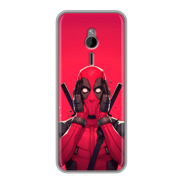 Силиконовый чехол на Nokia 230 с принтом Дедпул Deadpool