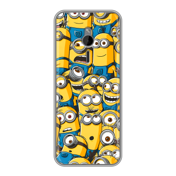 Силиконовый чехол на Nokia 230 с принтом Миньоны