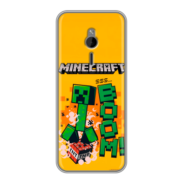 Силиконовый чехол на Nokia 230 с принтом Майнкрафт Minecraft Силиконовый чехол на Nokia 230 с принтом Майнкрафт Minecraft