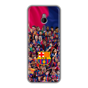 Силиконовый чехол на Nokia 230 с принтом Барселона Barcelona Силиконовый чехол на Nokia 230 с принтом Барселона Barcelona