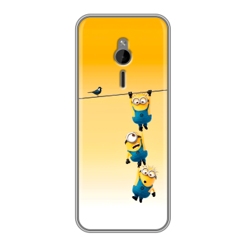 Силиконовый чехол на Nokia 230 с принтом Миньоны Силиконовый чехол на Nokia 230 с принтом Миньоны