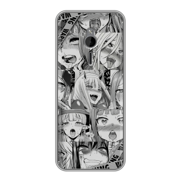 Силиконовый чехол на Nokia 230 с принтом Ahegao Ахегао Аниме