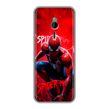 Силиконовый чехол на Nokia 230 с принтом Spiderman Человек паук Силиконовый чехол на Nokia 230 с принтом Spiderman Человек паук