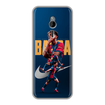 Силиконовый чехол на Nokia 230 с принтом Барселона Barca Yamal 