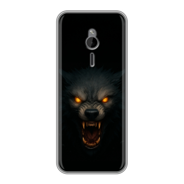 Силиконовый чехол на Nokia 230 с принтом Волк