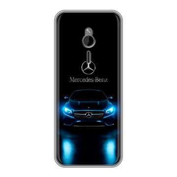 Силиконовый чехол на Nokia 230 с принтом Mercedes Мерседес Силиконовый чехол на Nokia 230 с принтом Mercedes Мерседес