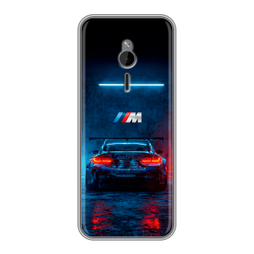Силиконовый чехол на Nokia 230 с принтом BMW БМВ