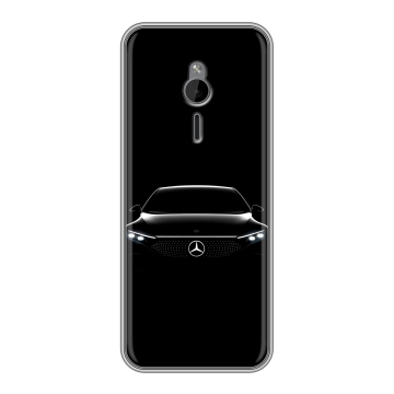 Силиконовый чехол на Nokia 230 с принтом Mercedes Мерседес