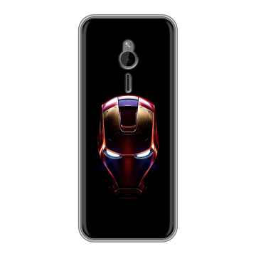 Силиконовый чехол на Nokia 230 с принтом IronMan Железный человек