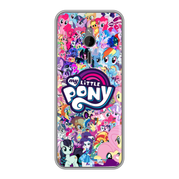 Силиконовый чехол на Nokia 230 с принтом My little pony Дружба чудо